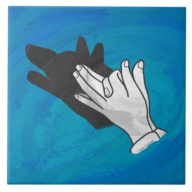 Wolf On Blue (Frente)