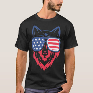Wolf Patriotic Pullover