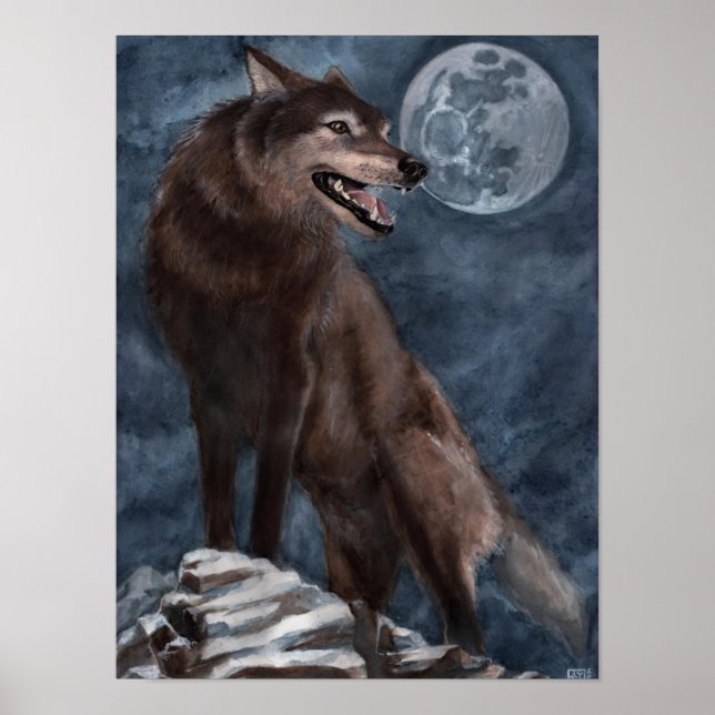 Wolf Poster (Frente)