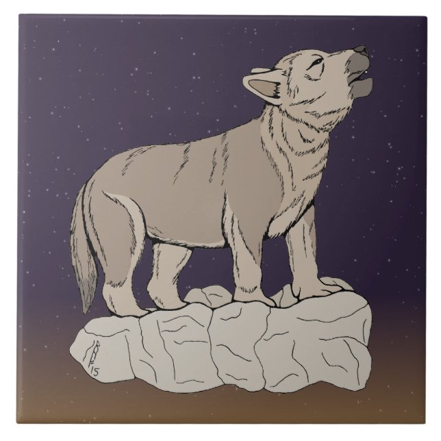 Wolf Pup Howling (Frente)