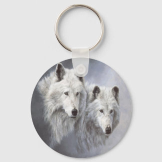 Wolf Snow Buddies Chaveiro