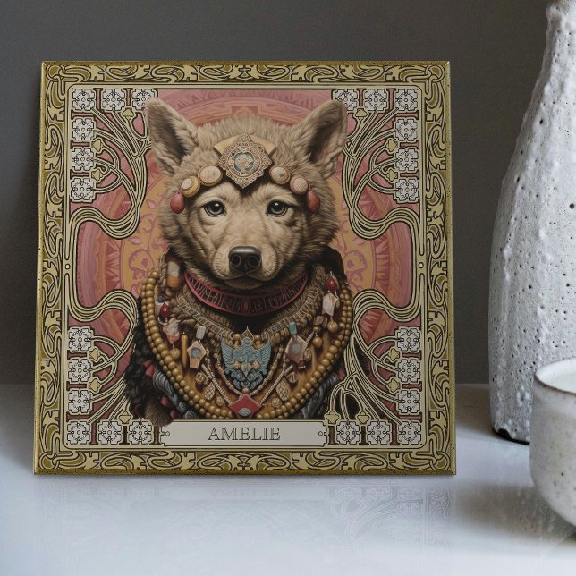 Wolf Spirit Animal Carpetpunk Altarpart Happycore (Criador carregado)