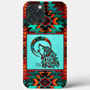 Wolf Tribal Howling Na capas de iphone Da Lua