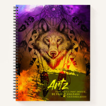 Wolf Zen Art/Sketch Book (Cobrir Suave)