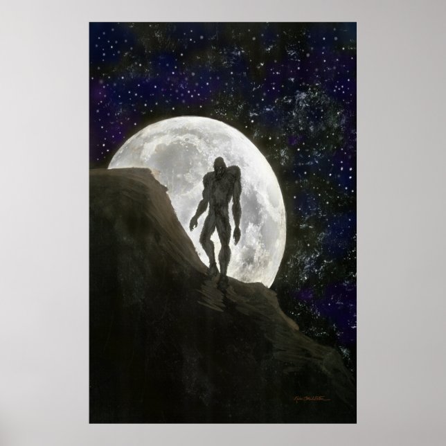 Wolfman Full Moon Poster (Frente)