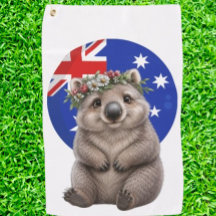 Wombat Um Pequeno Pedaço da Austrália Toalha de G