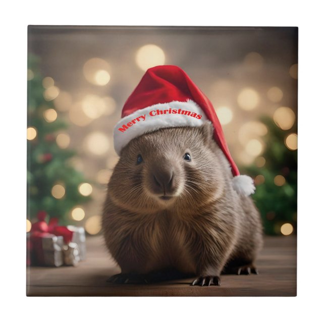 "Wombat Wonderland: A Cozy Christmas Eve" (Frente)