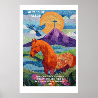 Women of Valor Quilt, Poster