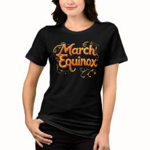 Women’s March Equinox Art T-Shirt – Girl & Sun 