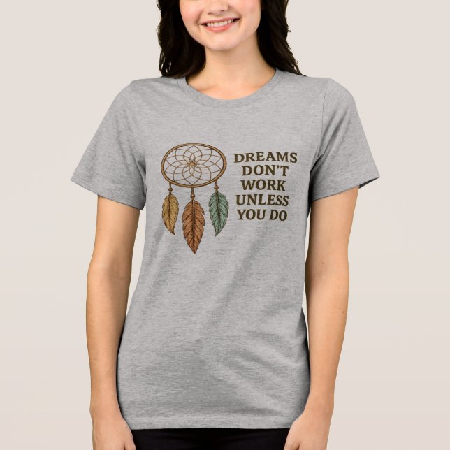 Women’s Motivational Quote T-Shirt | Inspiring  (Frente)