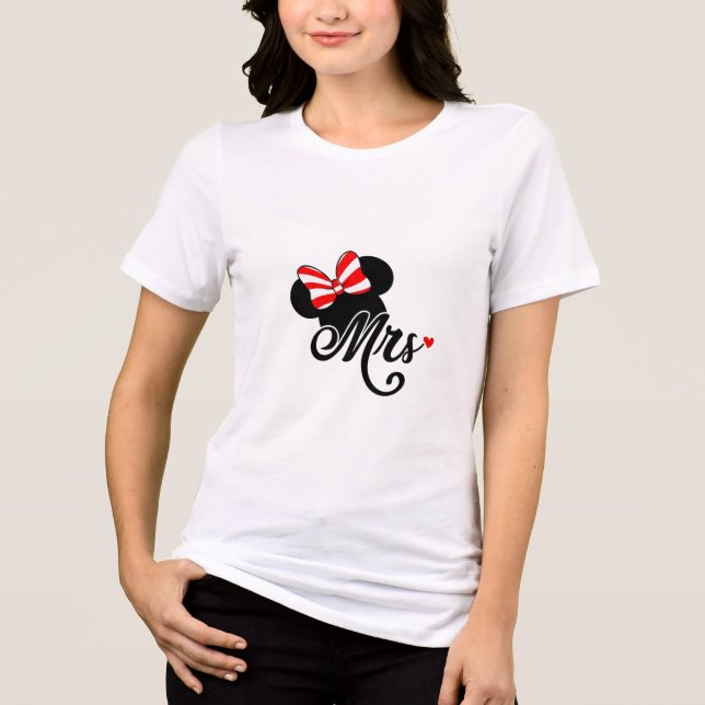 💕👕Women’s Tri-Blend “Mrs.” Couple T-Shirt (Frente)