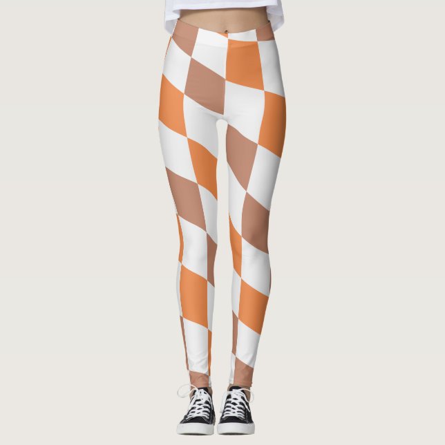 Women's Fall Fashion Checkered Leggings (Frente)