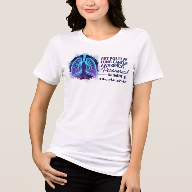 Women's Happy Lungs Project Fundraiser Shirt v3 (Frente)