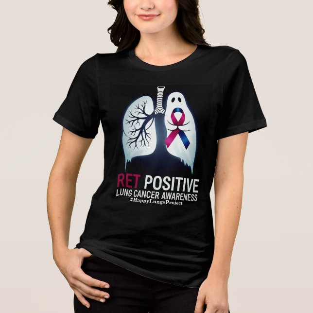 Women's Happy Lungs Project Fundraiser Shirt v4 (Frente)
