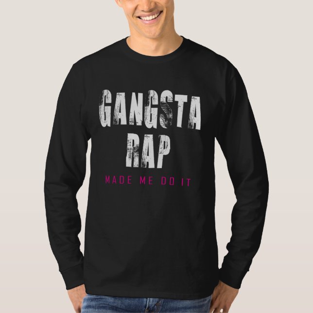 Women's Work Out Tank Top Gangsta Rap Made Me Do I (Frente)