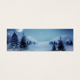 Wonderland de inverno à noite