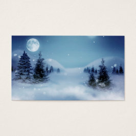 Wonderland de inverno à noite