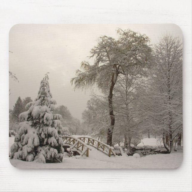 Wonderland Mousepad Snow - Presentes Da Ponte De N (Frente)
