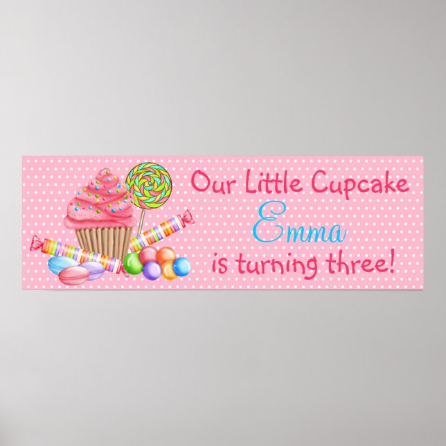 Wonderland Sweets Banner Poster (Frente)