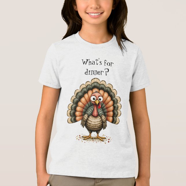 Wonky Quirky Turkey What's For Dinner? Kid's (Frente)