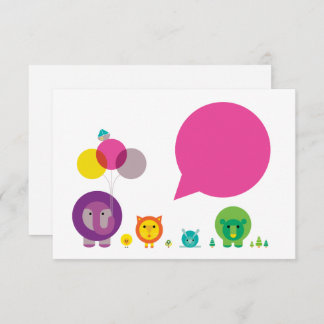 Woo-Hoo! Cartão de Nota da Zoo Fiesta