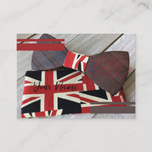 Wooden Bowtie Cartão de visita