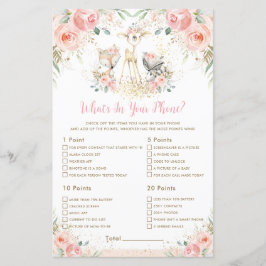 Woodland Animal Floral O que há no seu jogo telefô