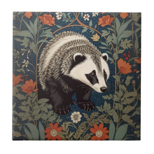 Woodland Badger William Morris Inspirou