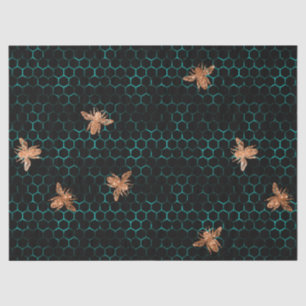 Woodland Bee Series Design 2 Papel Tecido