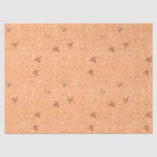 Woodland Bee Series Design 5 Papel Tecido