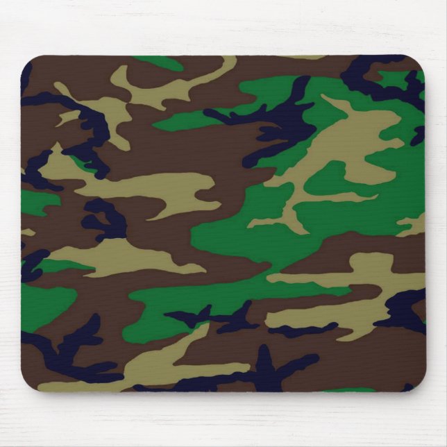 Woodland Camouflage Mousepad (Frente)