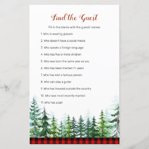 Woodland Forest Lumberjack Encontre o Jogo Convida