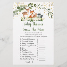 Woodland Greenerescer Adivinha O Jogo Do Chá de fr