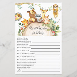 Woodland Greenerescer Bem Desejos para Cartão de C