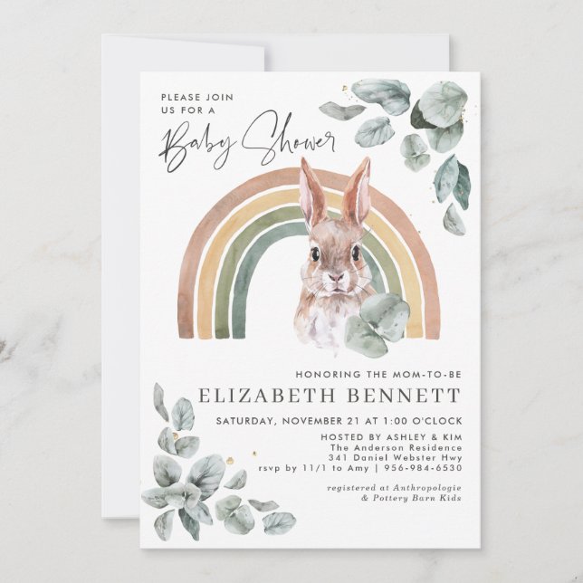 Woodland Greenery | Animais florestais e arco-íris (Frente)