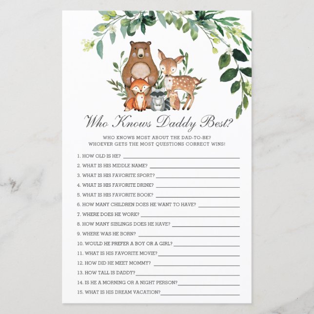 Woodland Greenery que conhece o melhor jogo de Chá (Frente)