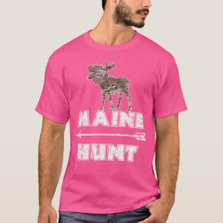 Woodland Moose Camisa Maine Natureza Caminhando Ca