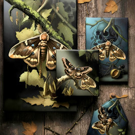 Woodland Moth Illustration