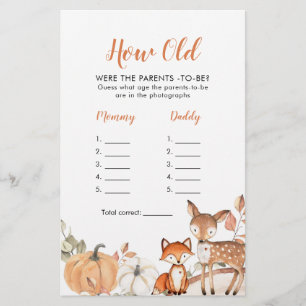 Woodland Oh Boy Pumpkin Quantos Anos Tinham Os Pai