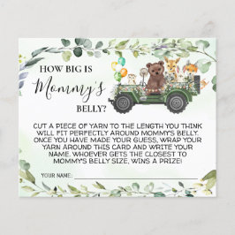 Woodland Qual é o tamanho do cartão de jogo da bar