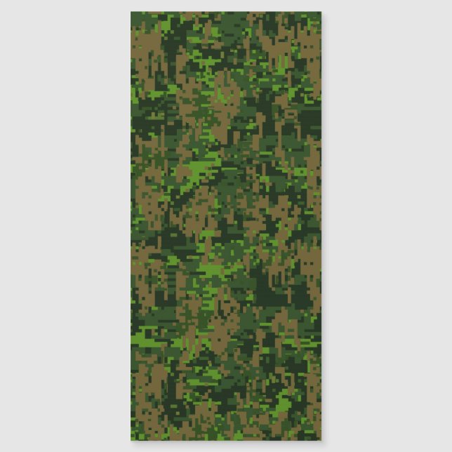 Woodland Style Digital Green Camouflage Decor (Frente)