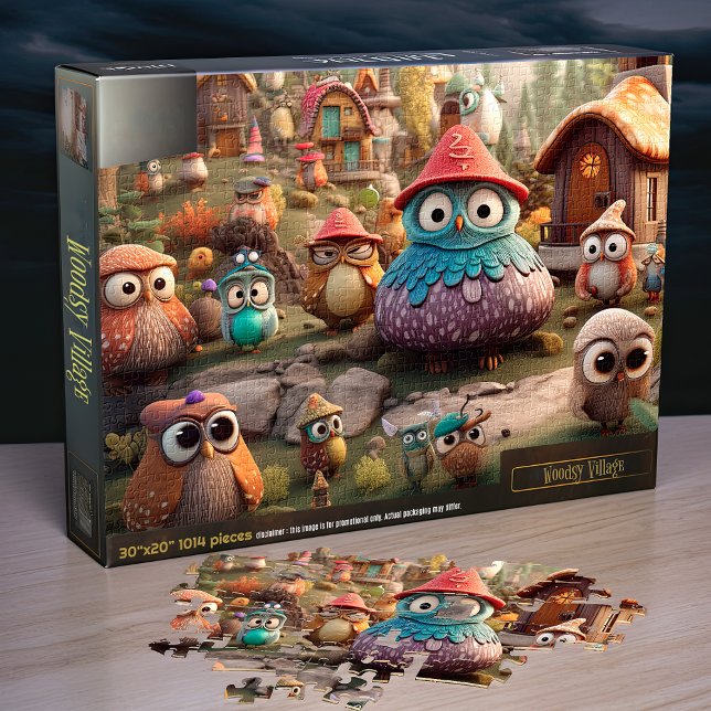 Woodsy Village. quebra-cabeça de serra de 1014 de  (Criador carregado)