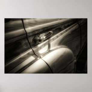 Woody Classic Car Poster Impressão