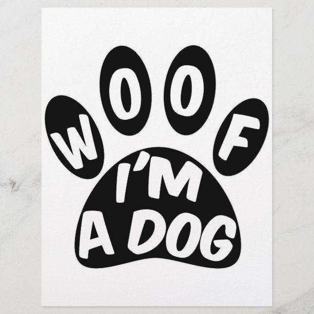 Woof I'm A Dog (Frente)