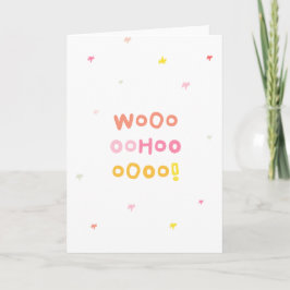 WooHoo! (Parabéns) Cartão Saudável