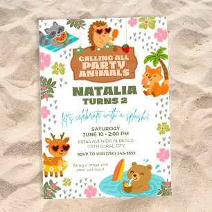Wooldand cria convite para animais de Piscina
