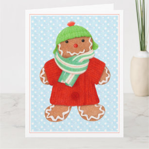 WOOLIE GINGERBREAD Grande Cartão de Natal