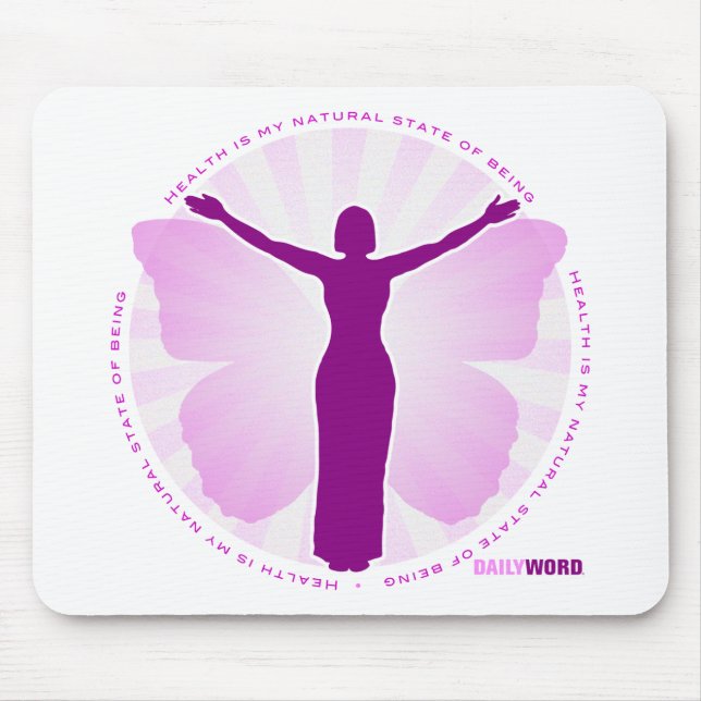 WORD® DIÁRIO "cura" Mousepad (Frente)