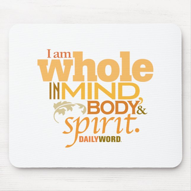 WORD® DIÁRIO "integralidade" Mousepad (Frente)