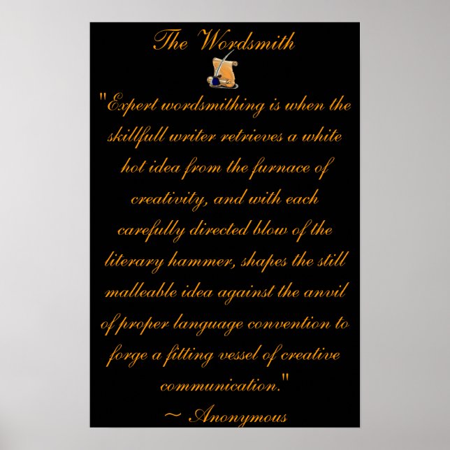 Wordsmith Poster (Frente)